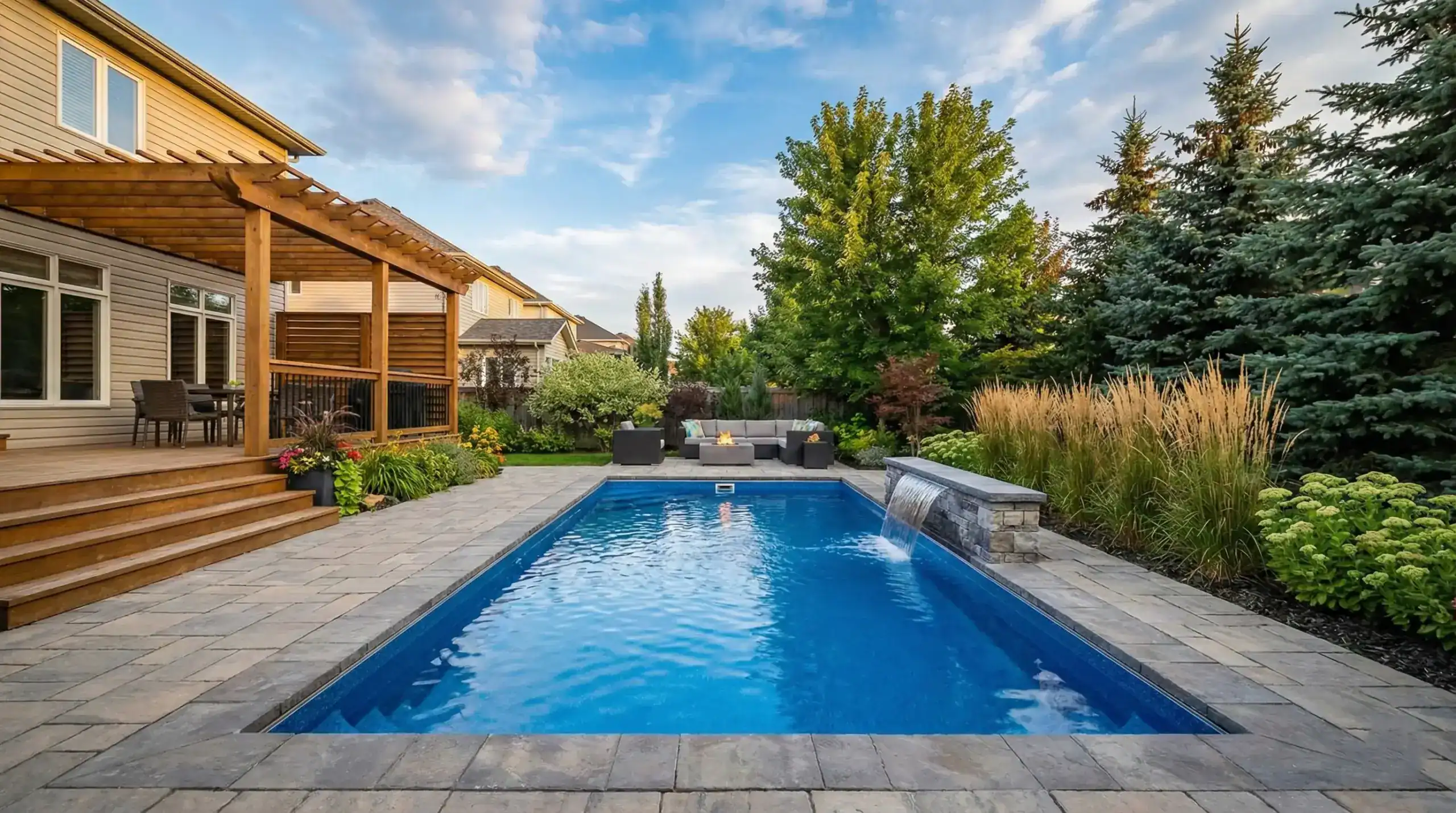 Rectangle pool shape