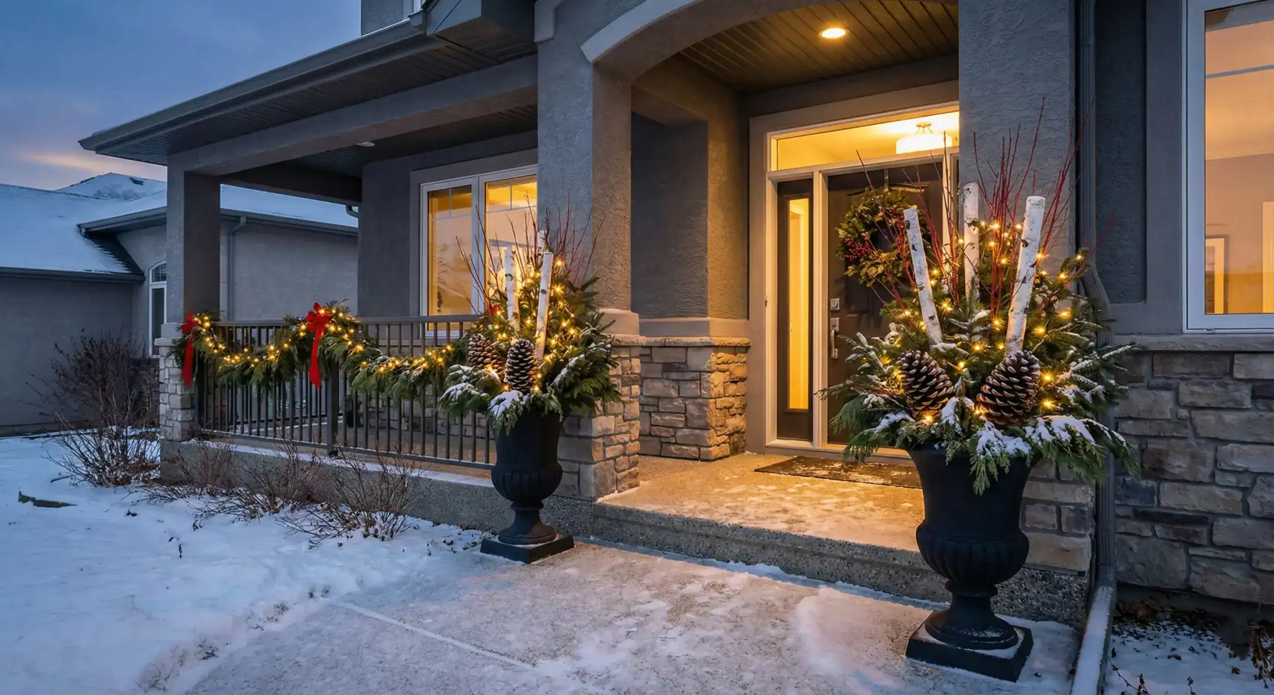 Lawn 'N' Order winter decor display