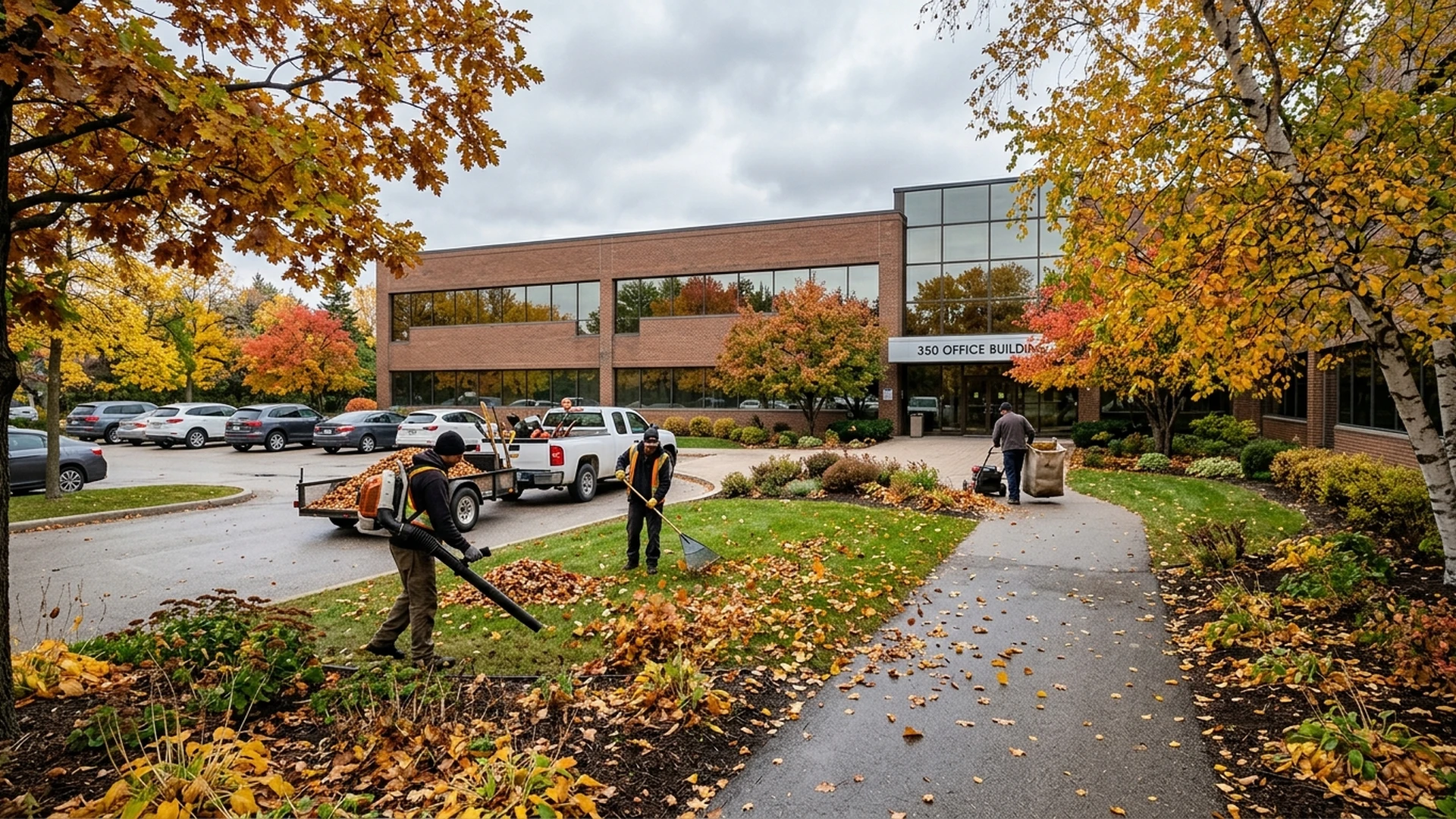 Commercial grounds maintenance Winnipeg year-round contract property crew